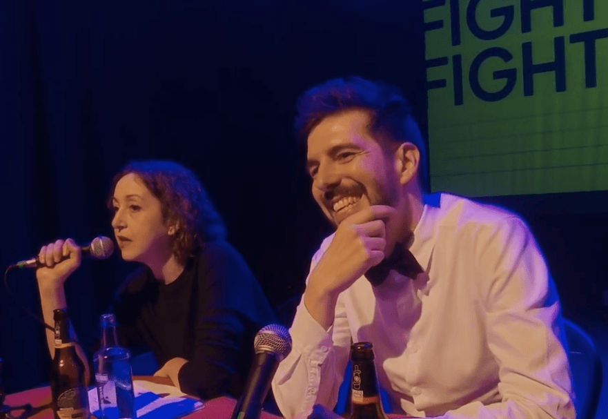 Irene Minovas de jurat alRoast Fights